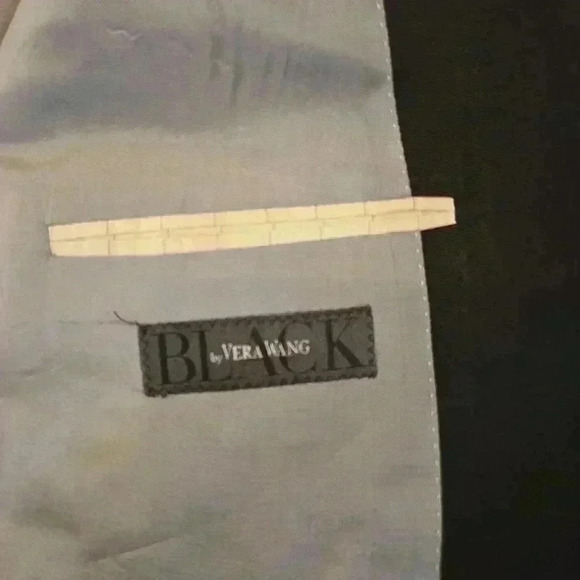 Vera Wang Nestor Tux Jacket Wool Black Mens Size 46R - Picture 9 of 12